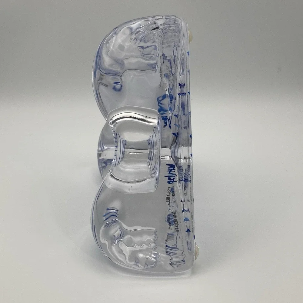 Vintage Swedish Triangular Candleholder by Ulrica Hydman Vallien for Kosta Boda
